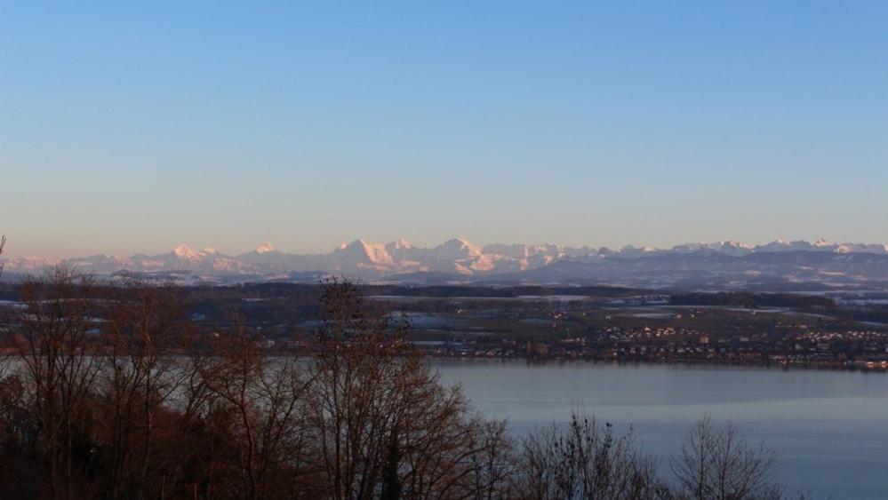 Le Mont-Vully - Hotel Restaurant Haut-Vully Bagian luar foto